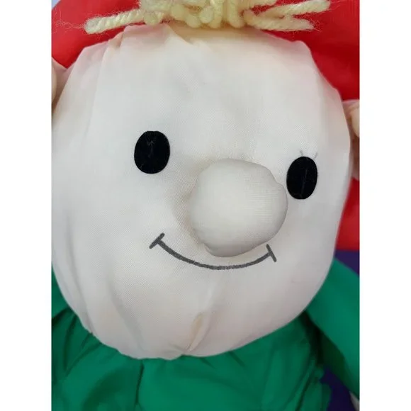 Right Now international elf parachute, nylon material, vintage Christmas 15 inch - Picture 2 of 12